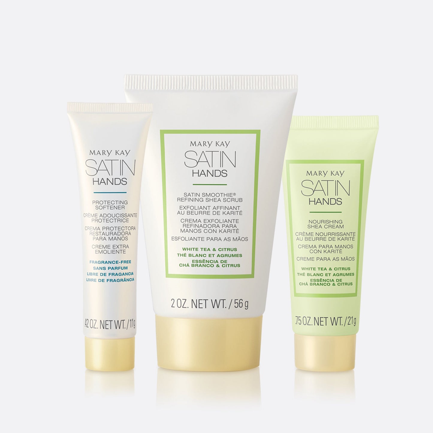 Mary Kay White Tea & Citrus Satin Hands Deluxe Mini Set