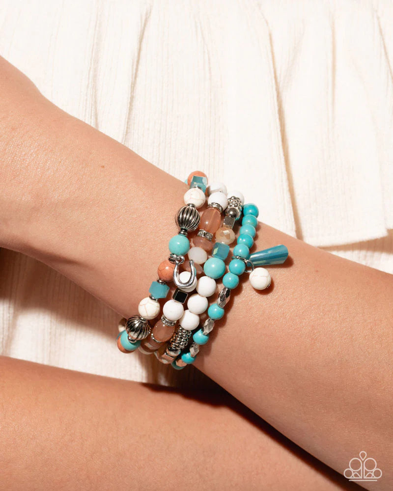 Marbled Mashup Multi Bracelet - Paparazzi Accessories
