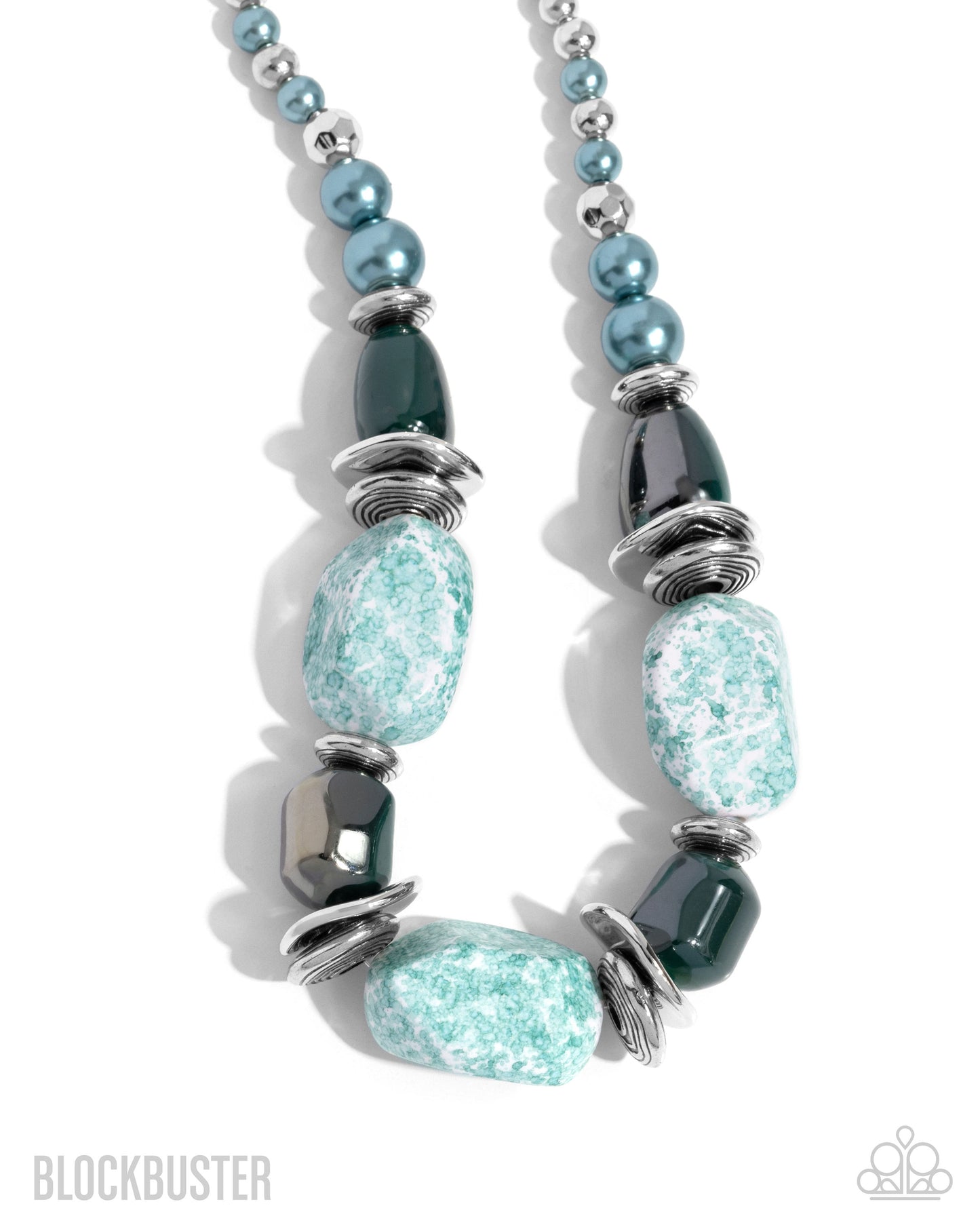 In Good Glazes Blue Necklace - Paparazzi Accessories