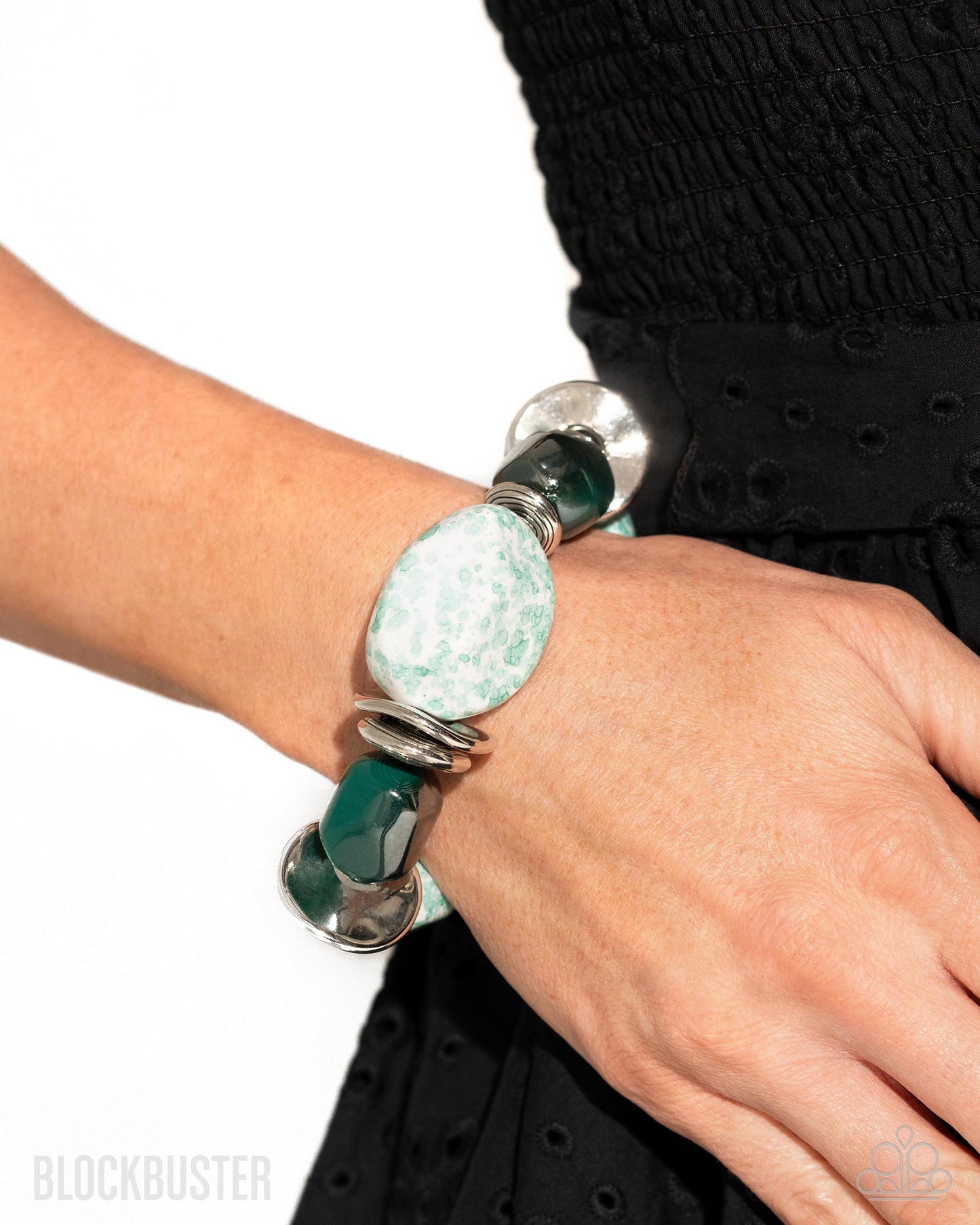 Glaze of Glory Blue Bracelet - Paparazzi Accessories