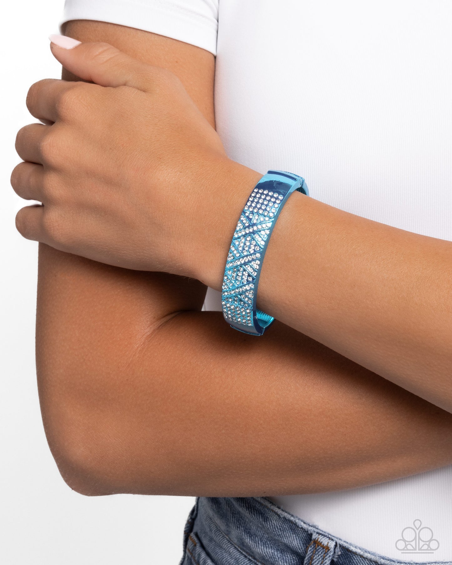Refulgent Rebel Blue Bracelet - Paparazzi Accessories