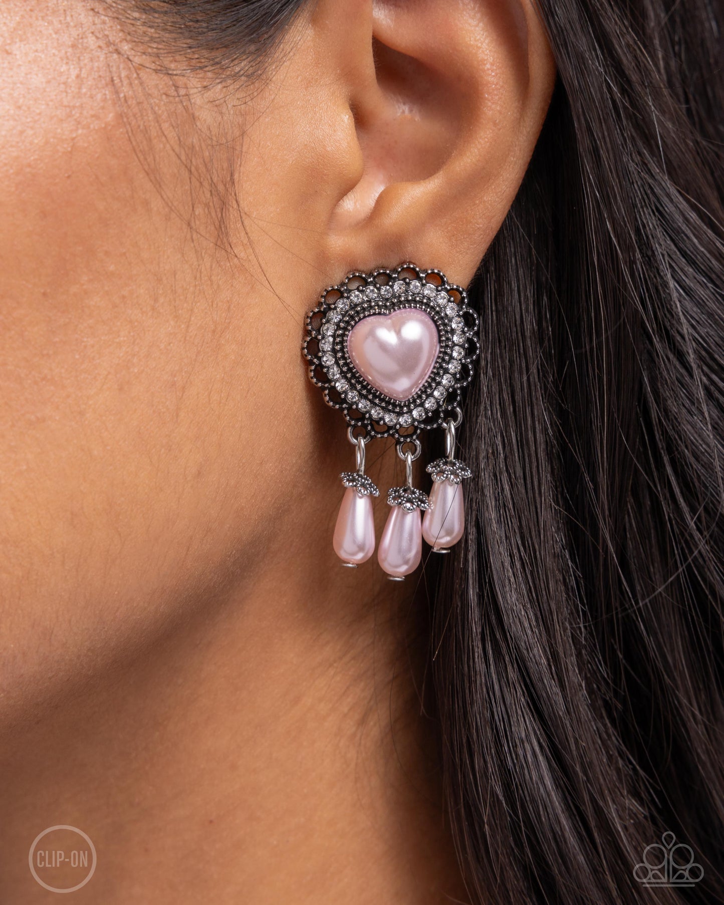 Sumptuous Story Pink Earrings - Paparazzi Accessories