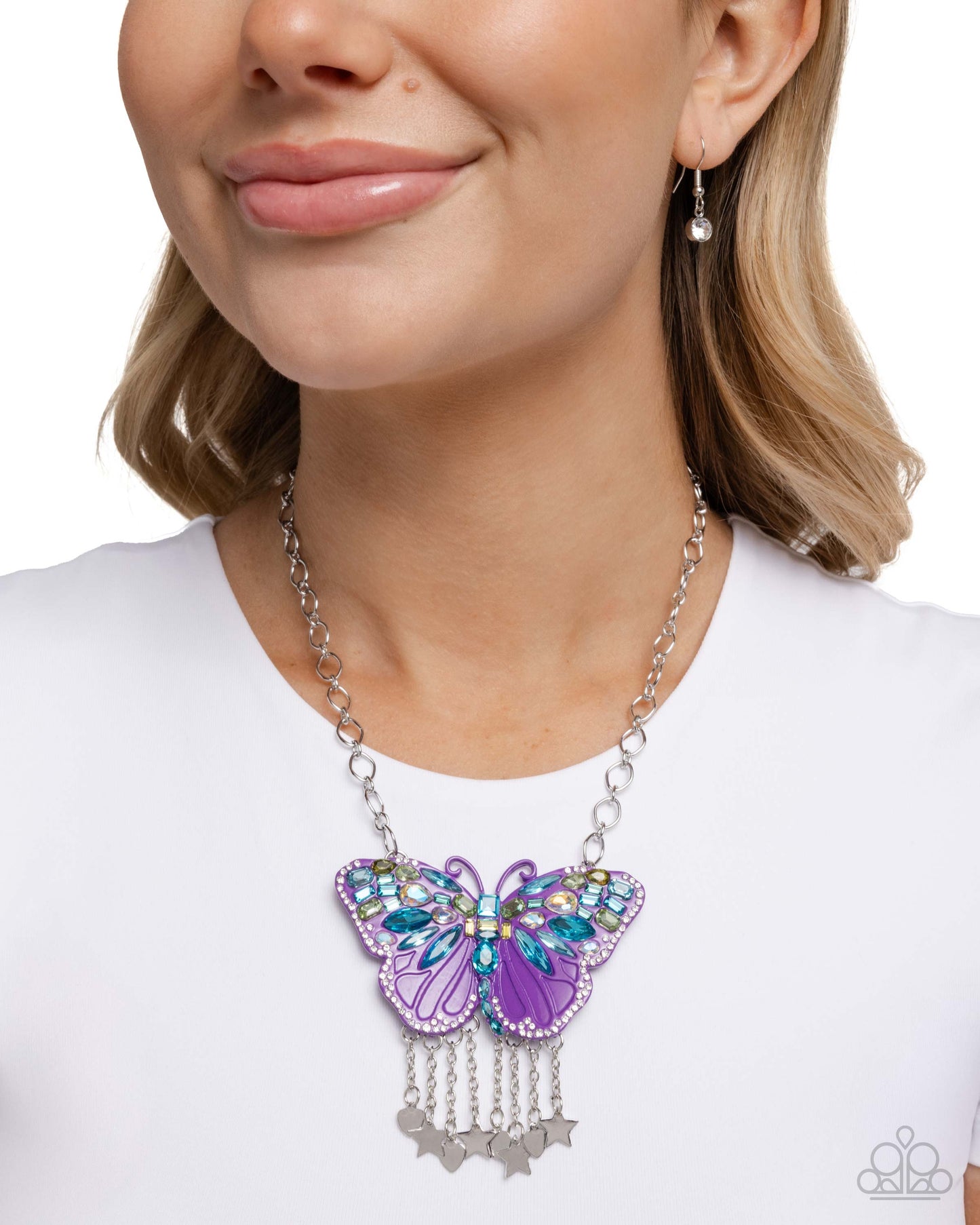Mayoral Monarch Purple Necklace - Paparazzi Accessories
