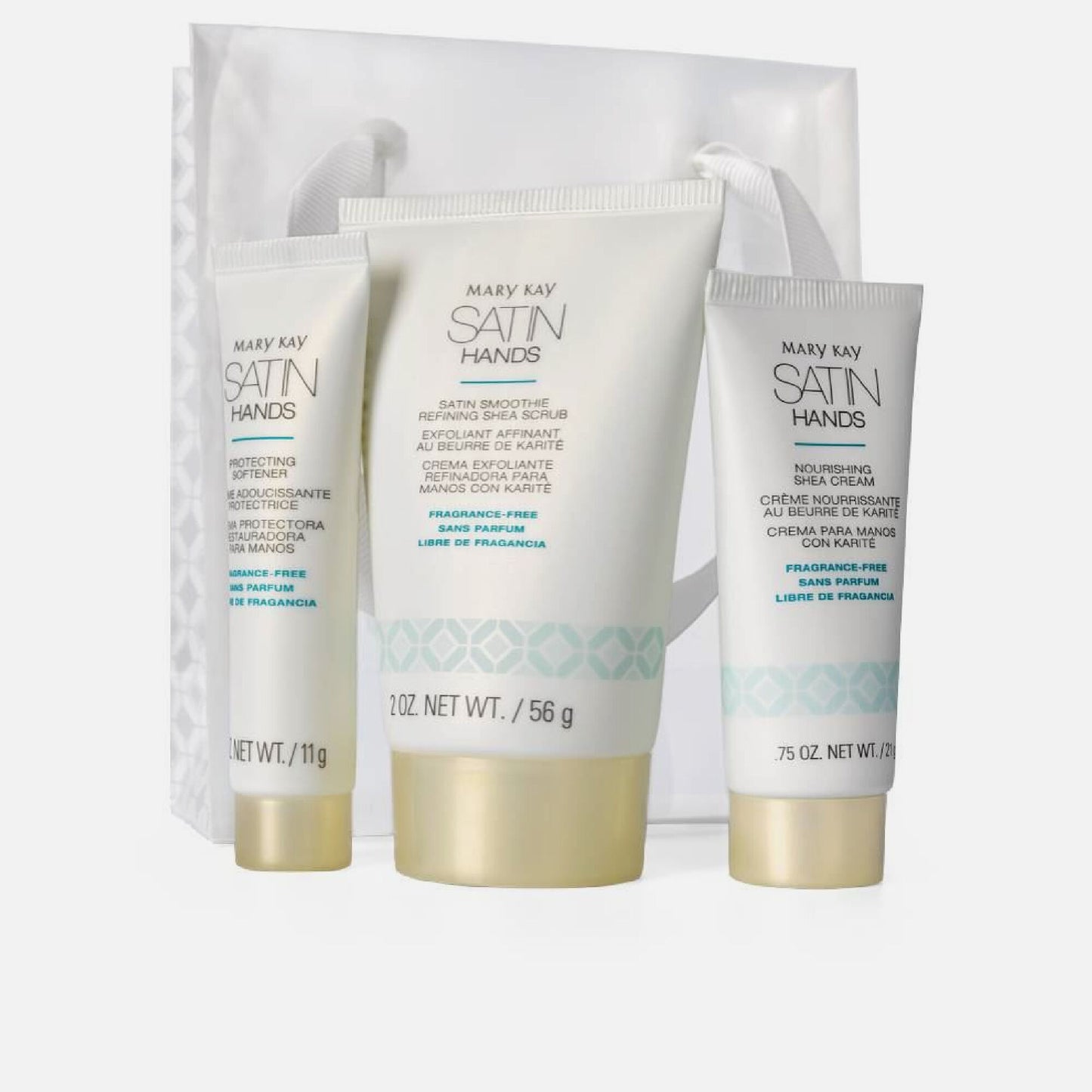 Mary Kay Fragrance-Free Satin Hands® Deluxe Mini Set