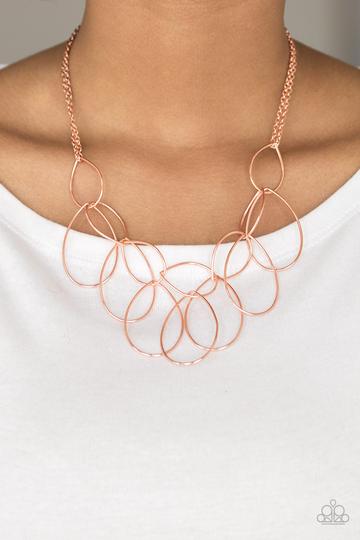 Top-TEAR Fashion Copper Necklace ~ Paparazzi Accessories