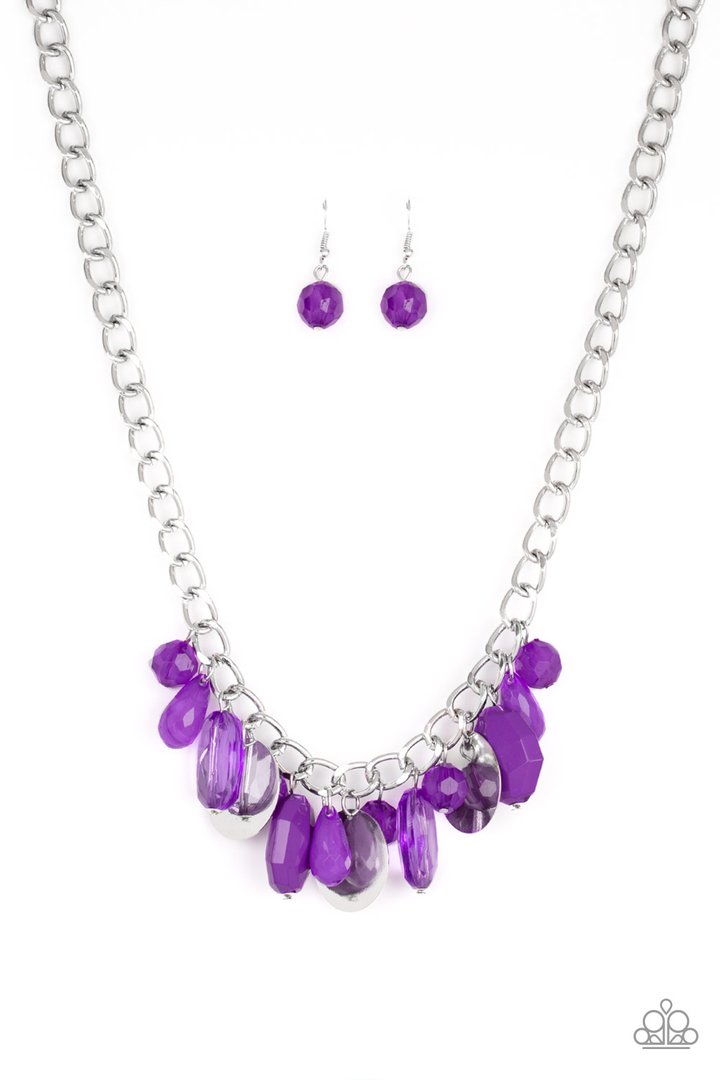 Treasure Shore Purple Necklace ~ Paparazzi Accessories