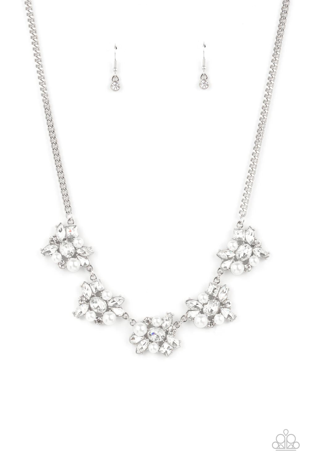 HEIRESS of Them All White Necklace ~ Paparazzi Accessories