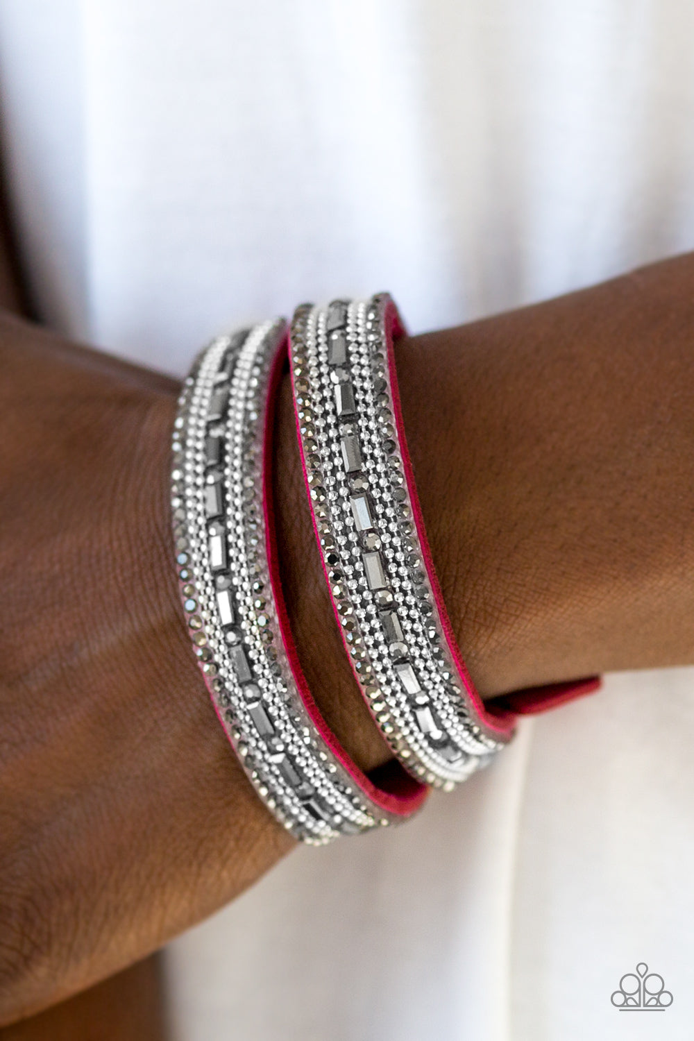 Shimmer and Sass Pink Bracelet ~ Paparazzi Accessories