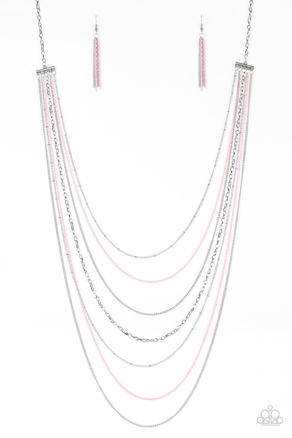 Radical Rainbows Pink Necklace ~ Paparazzi Accessories