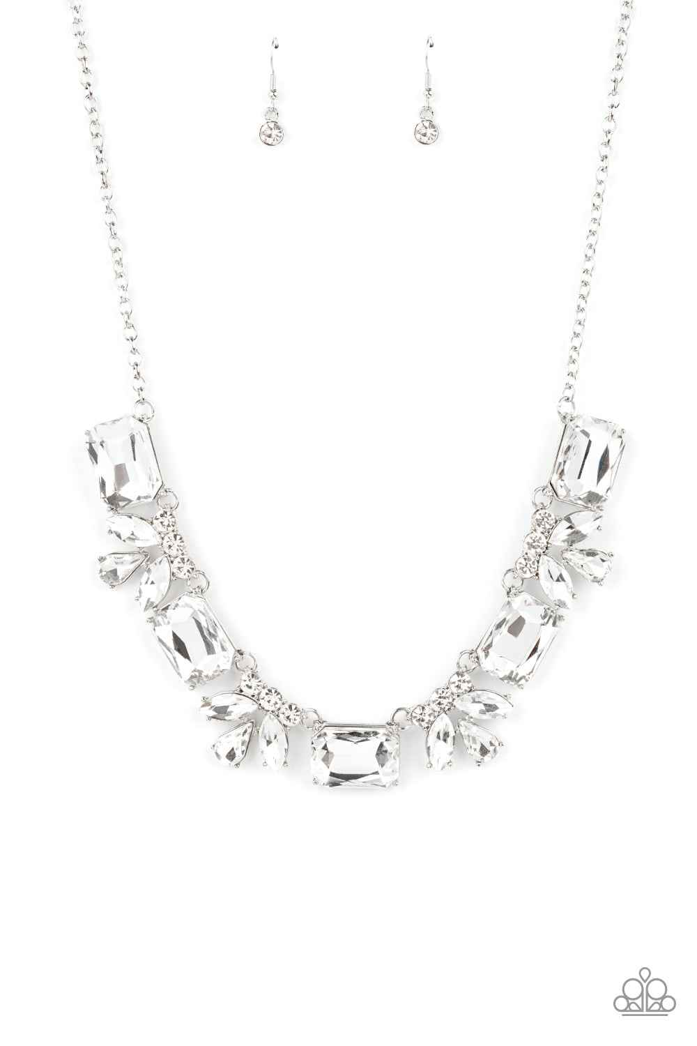 Long Live Sparkle White Necklace ~ Paparazzi Accessories