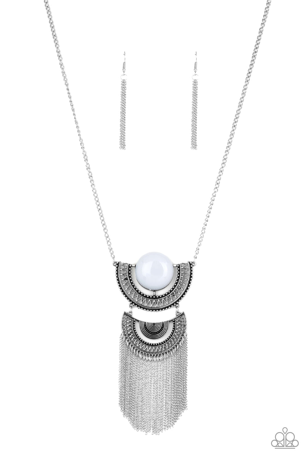 Desert Diviner Silver Necklace ~ Paparazzi Accessories