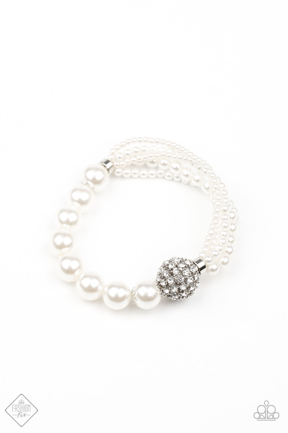Show Them The DIOR White Bracelet ~ Paparazzi Accessories