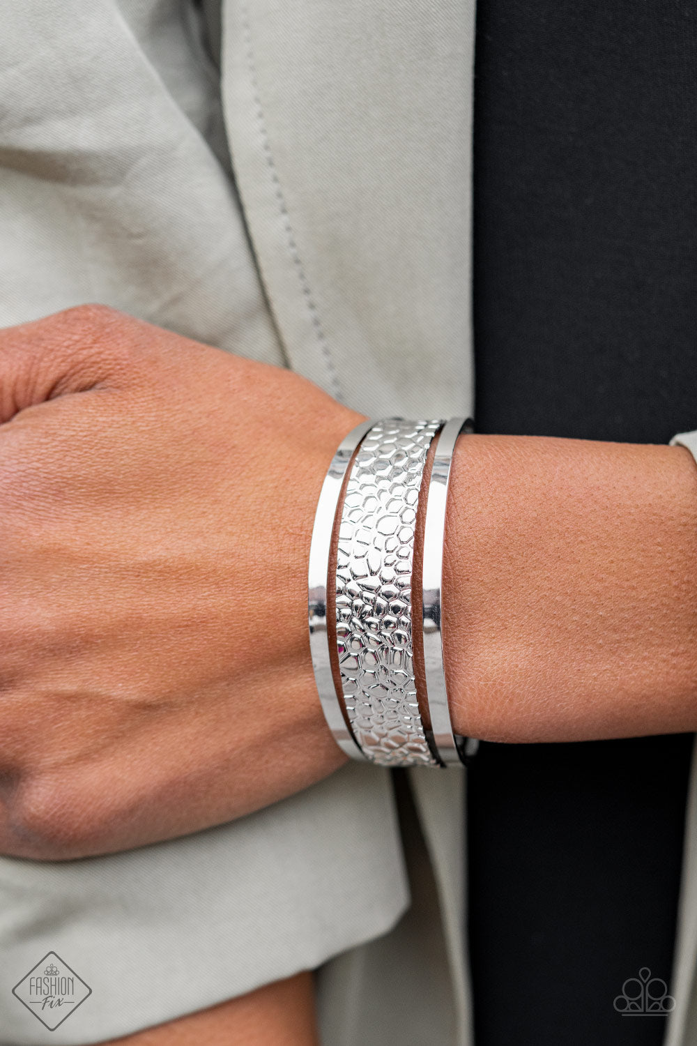 Jungle Jingle Silver Bracelet ~ Paparazzi Accessories
