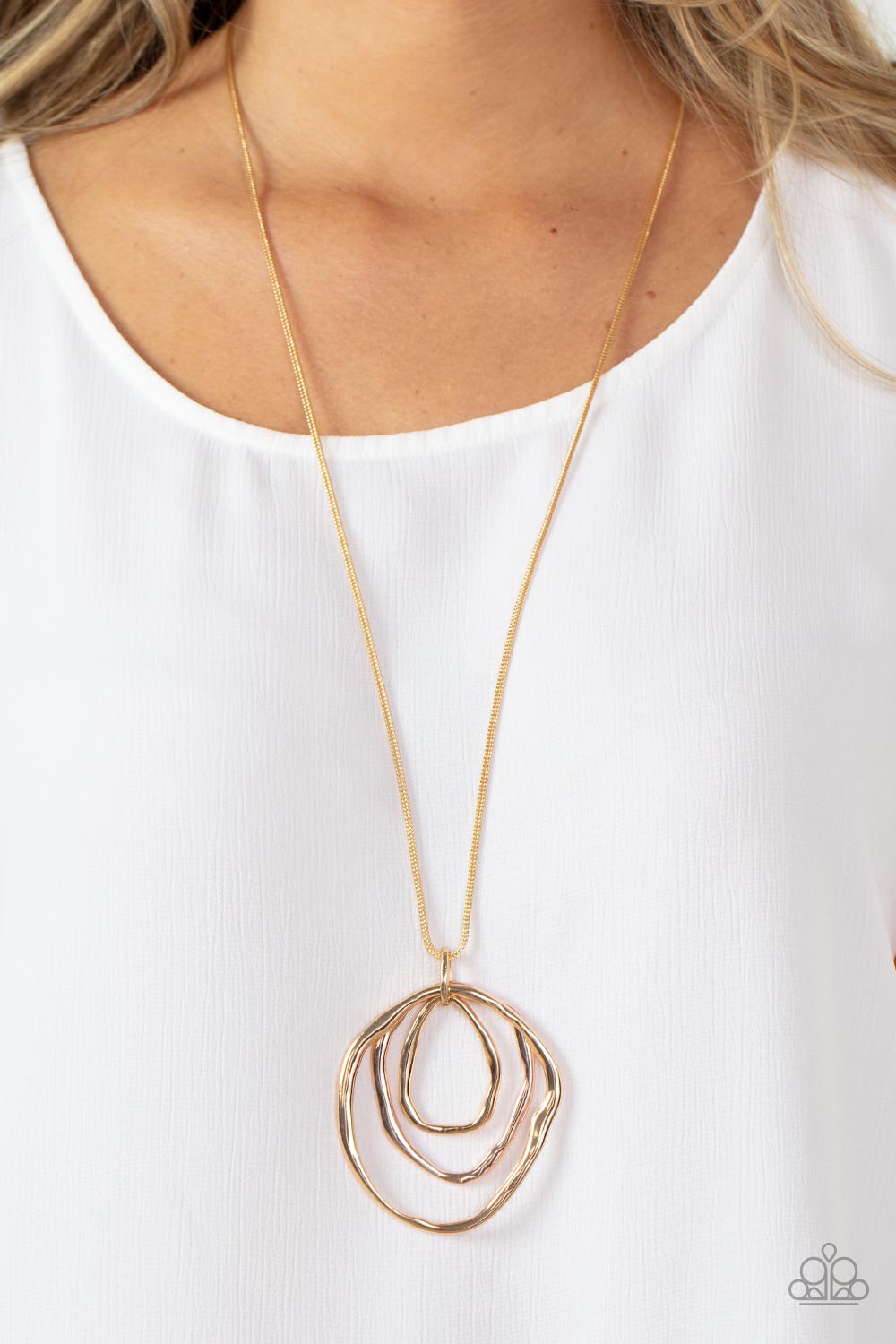 Revamped Relic Gold Necklace - Paparazzi Accessories