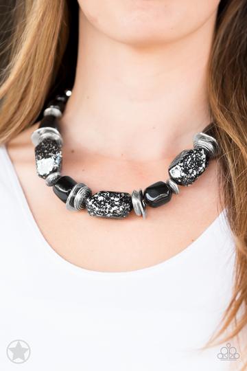 In Good Glazes Black Necklace ~ Paparazzi Accessories