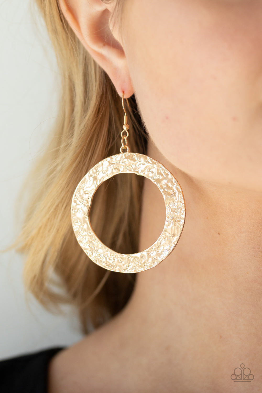 PRIMAL Meridian Gold Earrings ~ Paparazzi Accessories