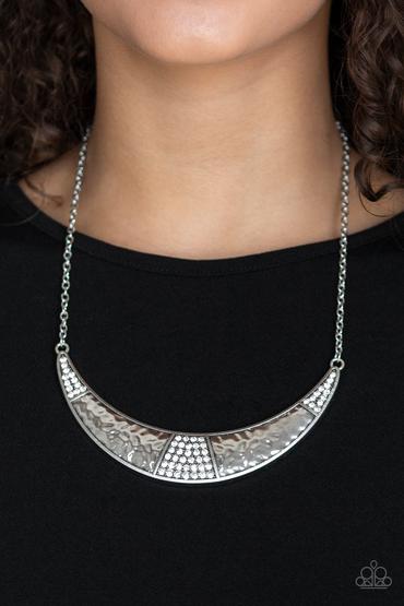 Stardust White Necklace ~ Paparazzi Accessories