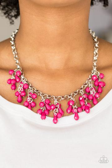 Modern Macarena Pink Necklace ~ Paparazzi Accessories