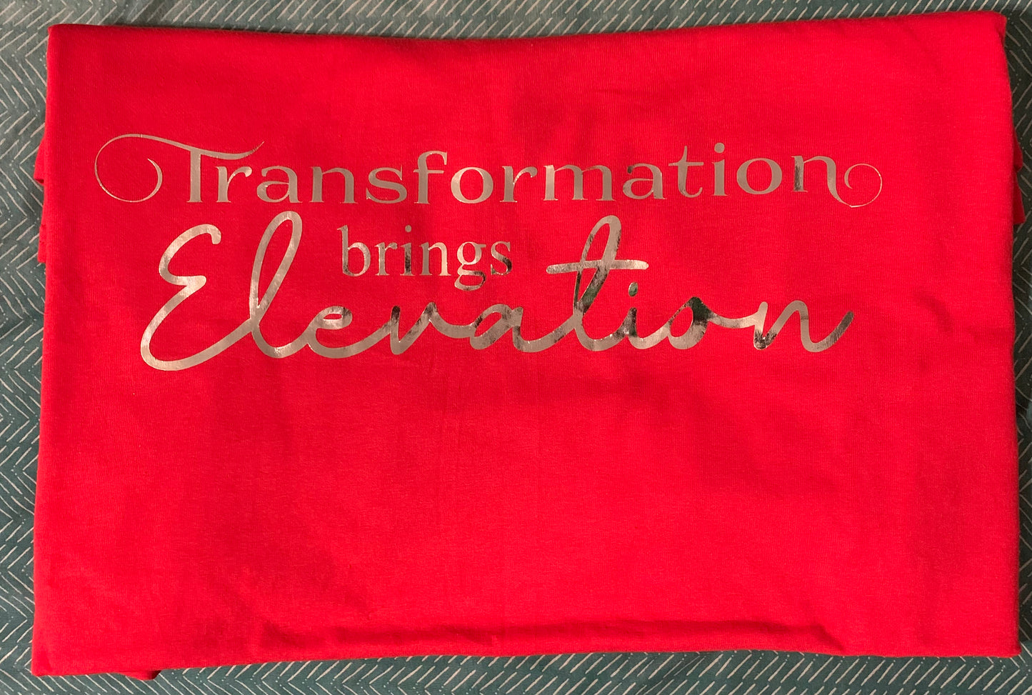 Transformation Brings Elevation Adult T-Shirt