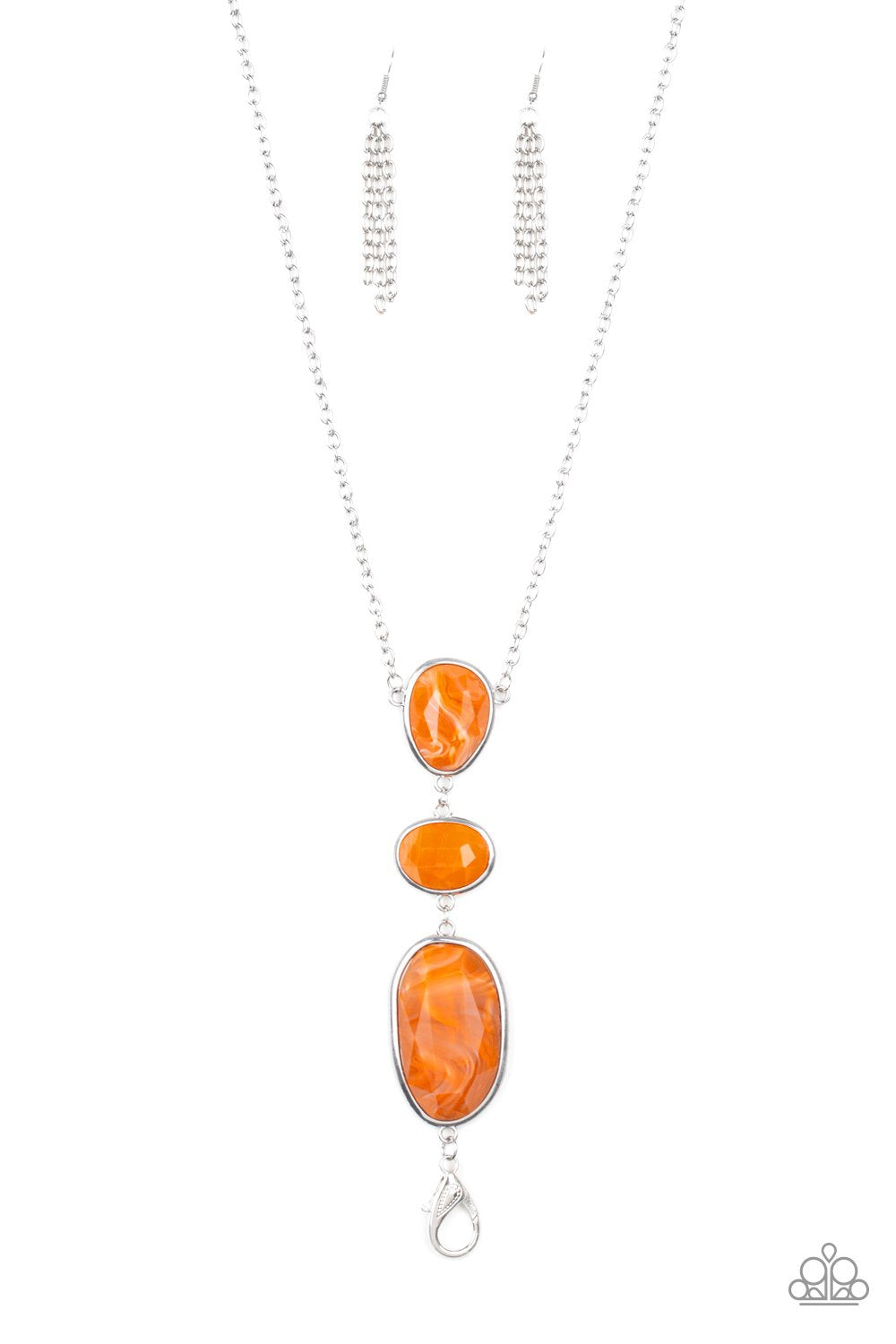Making An Impact Orange Lanyard ~ Paparazzi Accessories
