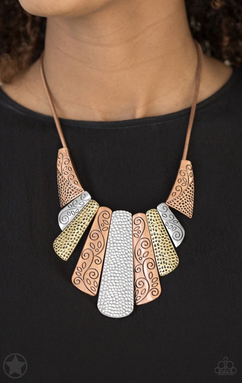 Untamed Copper Necklace ~ Paparazzi Accessories