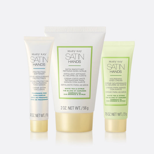 Mary Kay White Tea & Citrus Satin Hands Deluxe Mini Set
