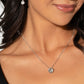 What A Gem White Necklace - Paparazzi Accessories