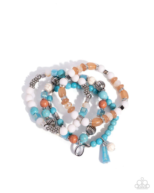 Marbled Mashup Multi Bracelet - Paparazzi Accessories