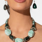 In Good Glazes Blue Necklace - Paparazzi Accessories