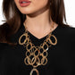 A Golden Spell Necklace - Paparazzi Accessories