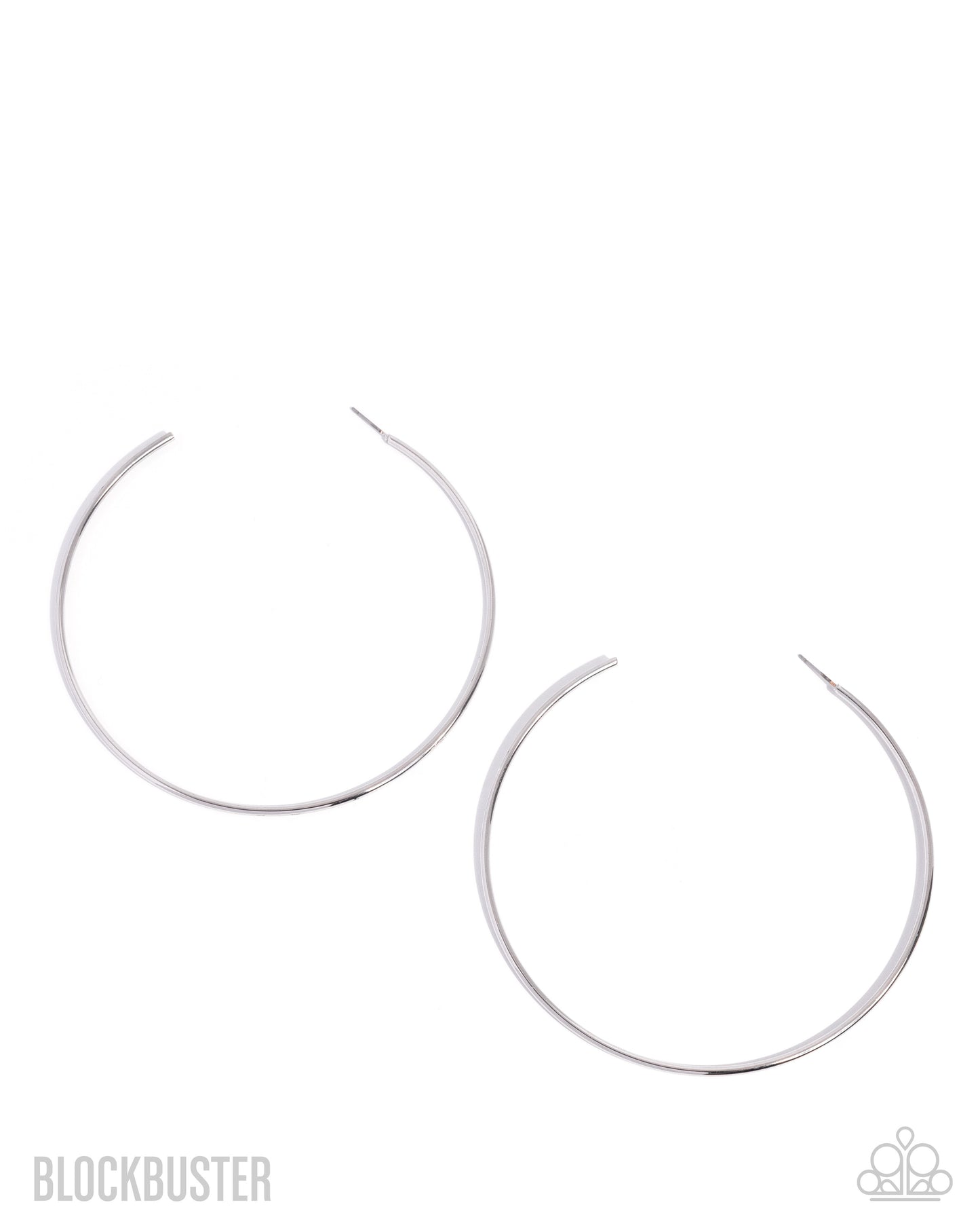 Colossal Couture Silver Earring - Paparazzi Accessories