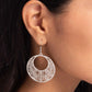 Mandala Paradise Silver Earrings - Paparazzi Accessories