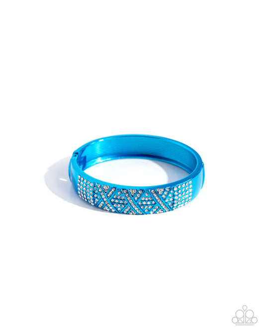 Refulgent Rebel Blue Bracelet - Paparazzi Accessories