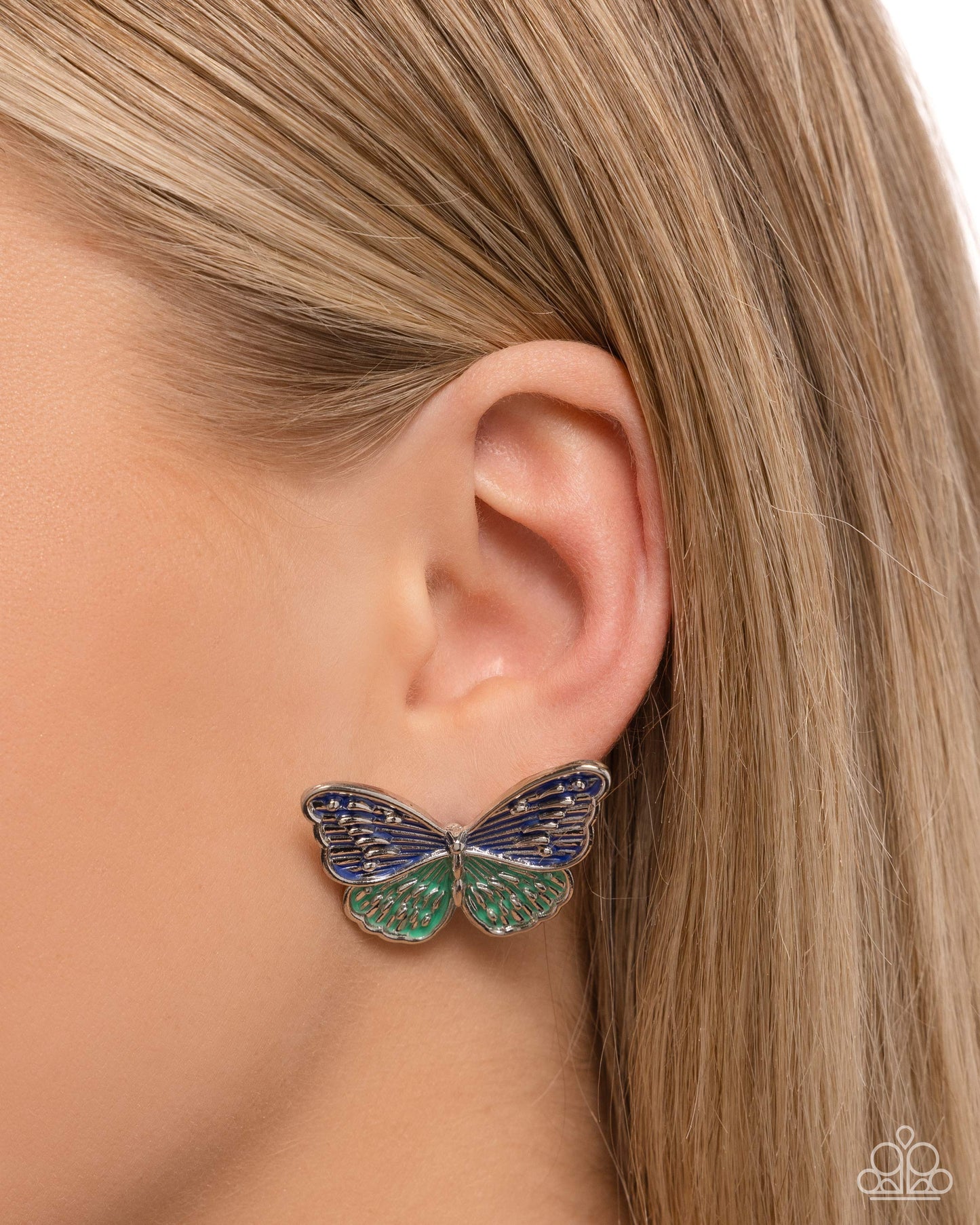 Aerial Appreciation Blue Earring - Paparazzi Accessories