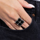 Window Whimsy Black Ring - Paparazzi Accessories