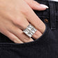 Window Whimsy White Ring - Paparazzi Accessories