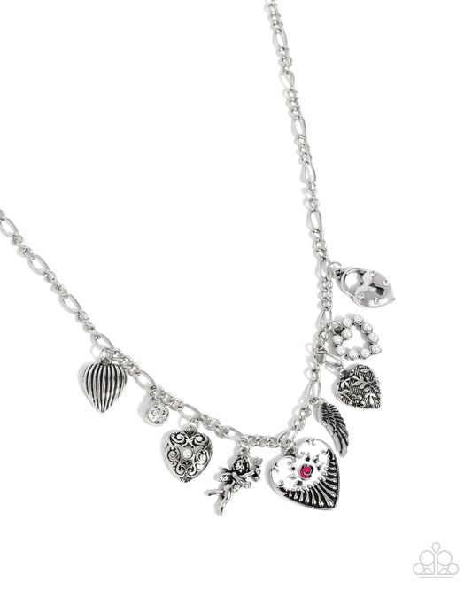 Caring Collection White Necklace - Paparazzi Accessories