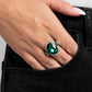 Stubborn Shimmer Green Ring - Paparazzi Accessories