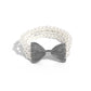 Dapper Dialogue White Bracelet - Paparazzi Accessories