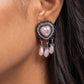 Sumptuous Story Pink Earrings - Paparazzi Accessories