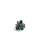 Carefree Corsage Green Ring - Paparazzi Accessories