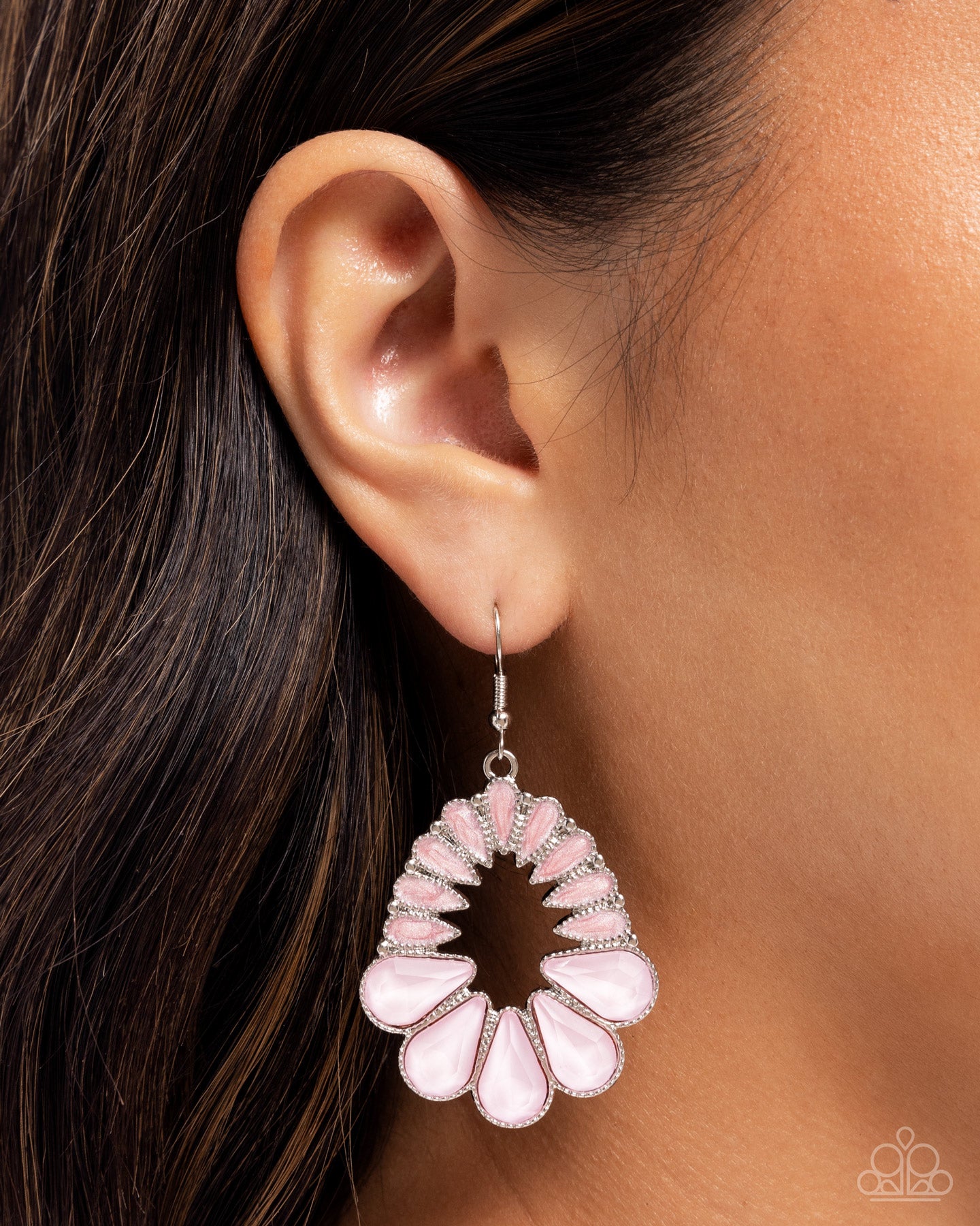 Mesmerizing Moment Pink Earrings - Paparazzi Accessories