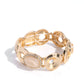 Feminine Flecks Gold Bracelet - Paparazzi Accessories