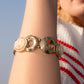 Feminine Flecks Gold Bracelet - Paparazzi Accessories