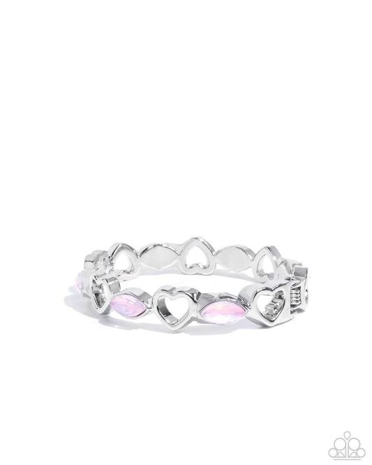 Heartfelt Headline Pink Bracelet - Paparazzi Accessories