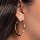 Sleek Selvage Gold Earrings - Paparazzi Accessories