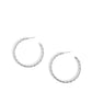 Coiled Class Silver Earrings - Paparazzi Accessories