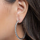 Coiled Class Silver Earrings - Paparazzi Accessories