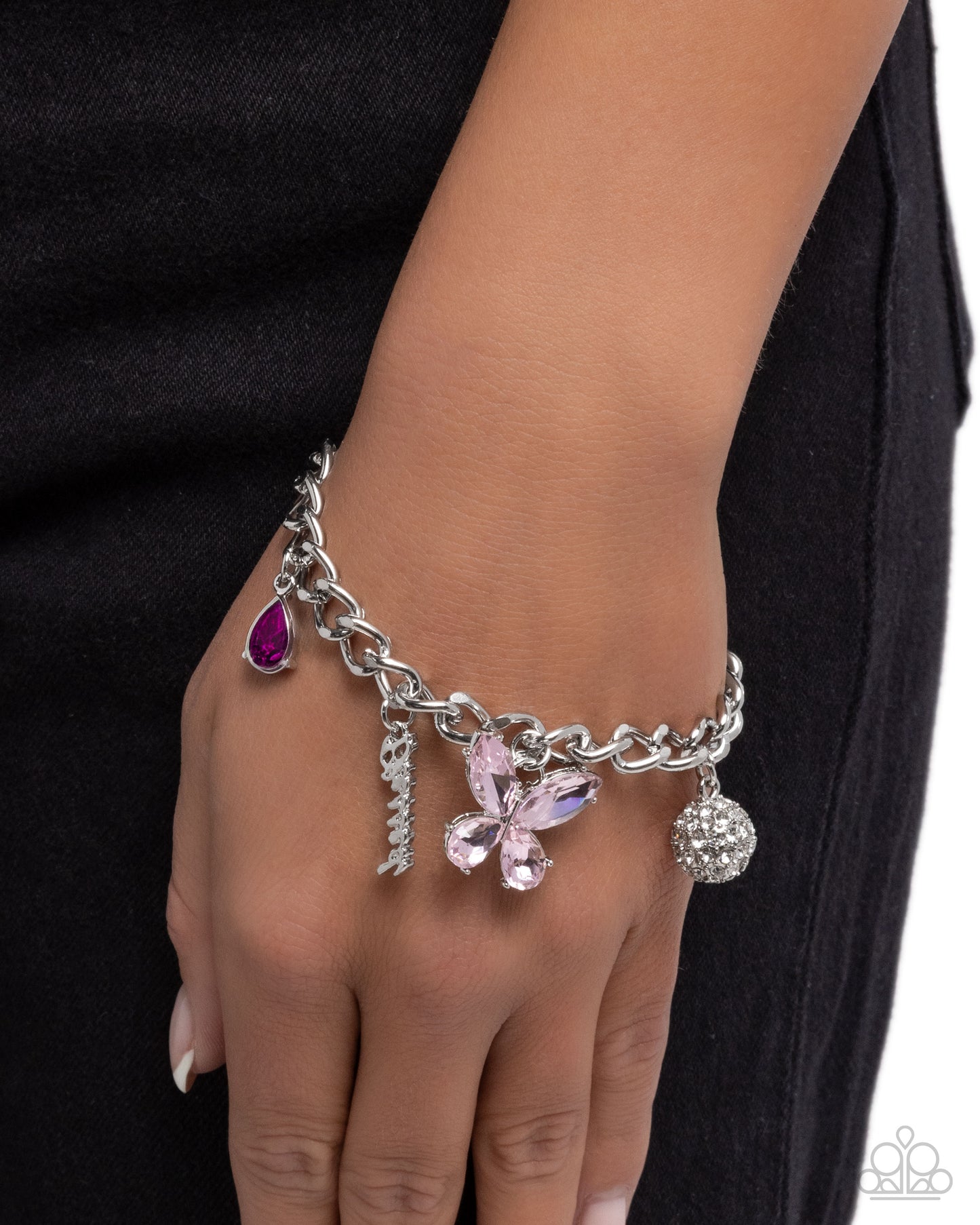 Luminous Lift Pink Bracelet - Paparazzi Accessories
