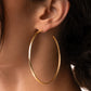 Basic Bombshell Gold Earring - Paparazzi Accessories